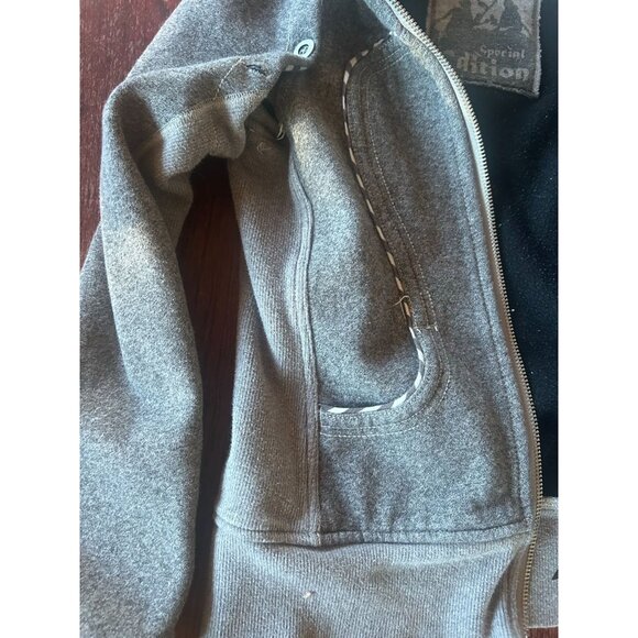 Lululemon Special Edition Hoodie Women's Small Detachable Sleeves Gray - Picture 6 of 10